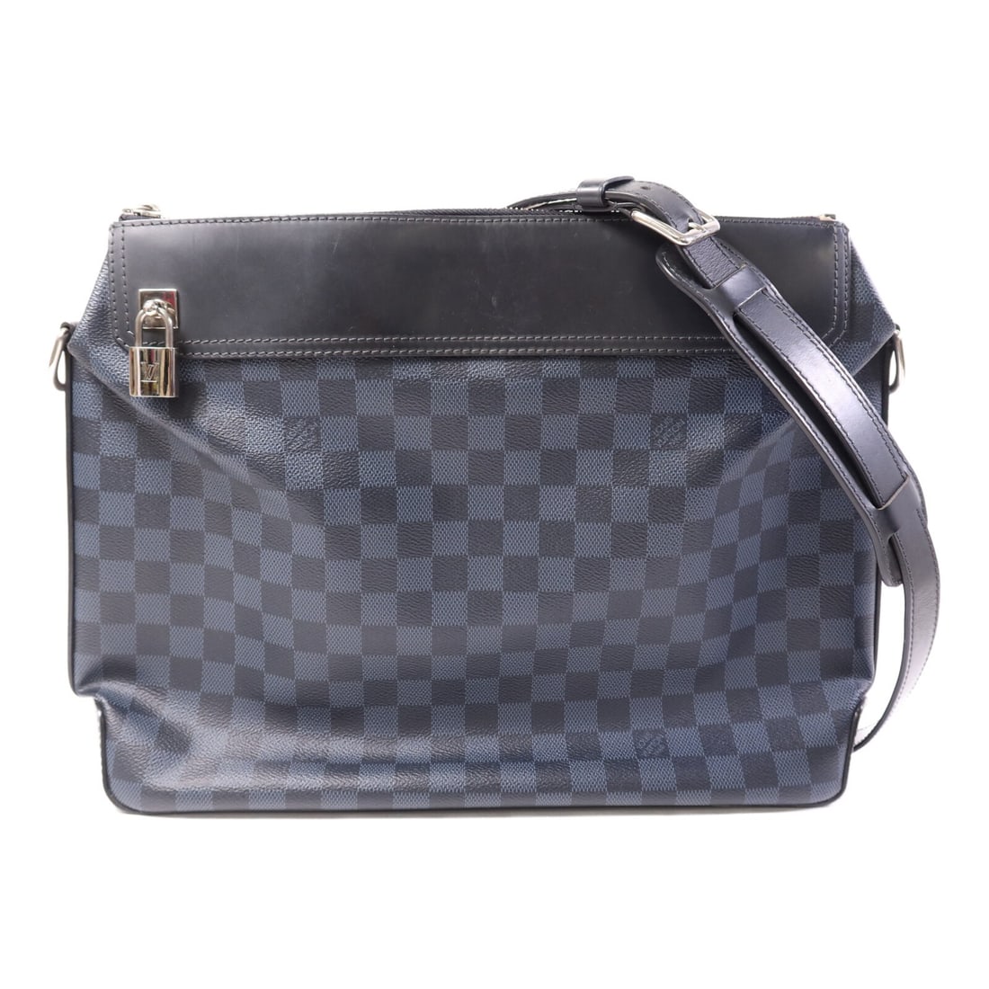 Louis Vuitton Greenwich Messenger Navy Damier Cobalt Canvas Shoulder Bag N41348: Louis Vuitton Greenwich Messenger Navy Damier Cobalt Canvas Shoulder Bag N41348 This Louis Vuitton Greenwich Messenger shoulder bag showcases the signature Damier Cobalt canvas in navy with a durable 