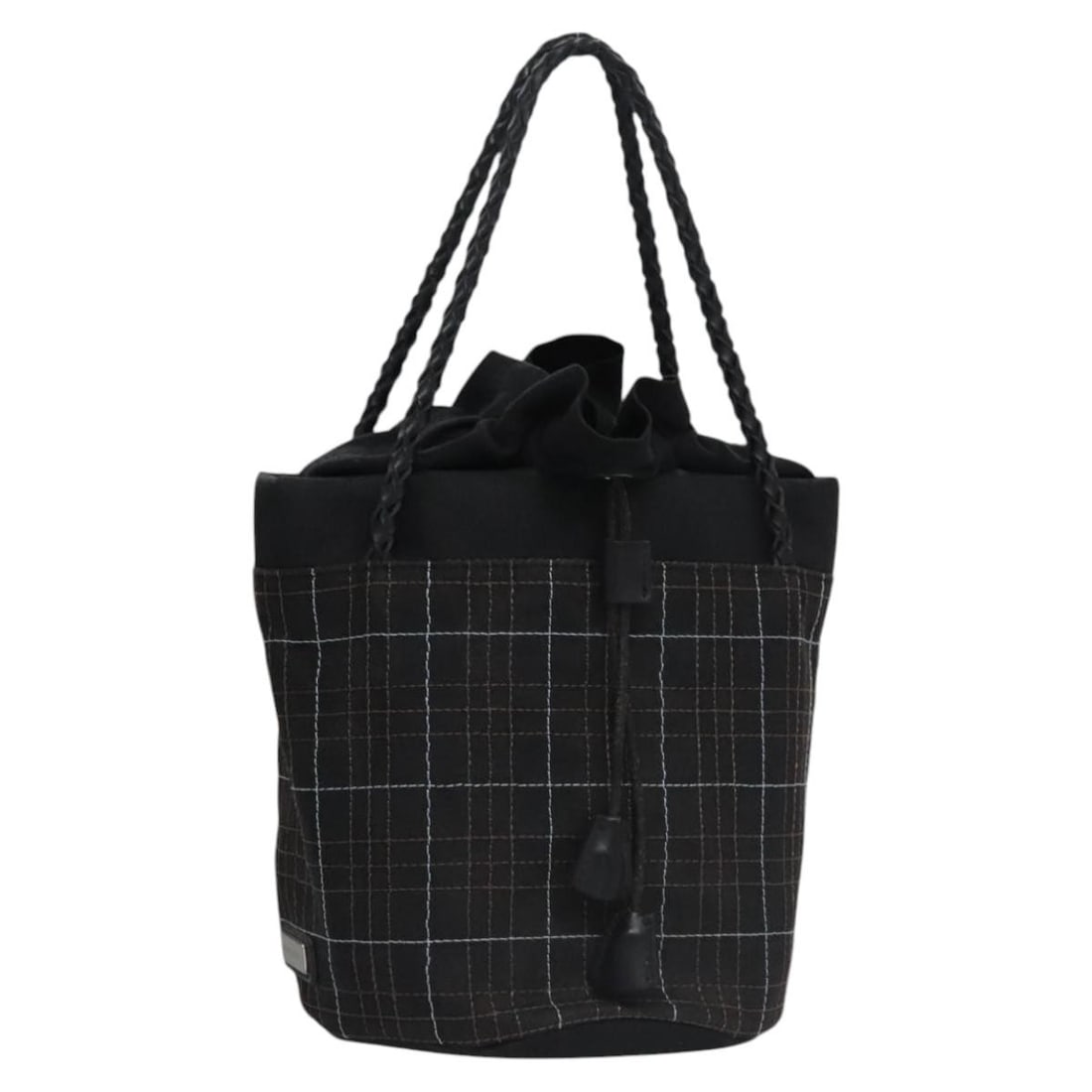 Navy Canvas Nova Check Handbag by Burberry for Women: Navy Canvas Nova Check Handbag by Burberry for Women This Burberry Nova Check handbag features a navy canvas exterior with the brand's signature check pattern. Designed for women, it offers a spacious