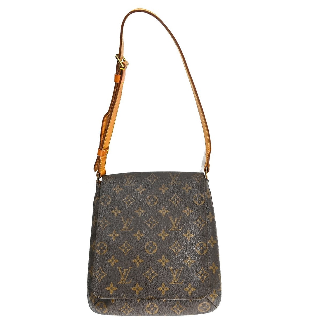 Louis Vuitton Monogram Musette Salsa Shoulder Bag: Louis Vuitton Monogram Musette Salsa Shoulder Bag This Louis Vuitton Musette Salsa short shoulder bag features the iconic Monogram canvas leather exterior with a brown finish and a flap magnet closure