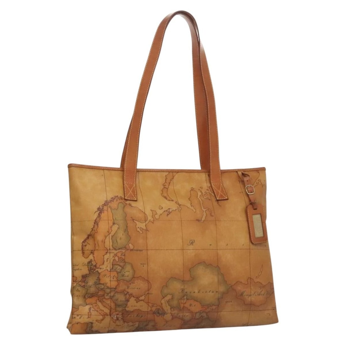 PRIMA CLASSE Beige Brown PVC Leather Handbag with Shoulder Strap Italy: PRIMA CLASSE Beige Brown PVC Leather Handbag with Shoulder Strap Italy This PRIMA CLASSE handbag for women features a beige, brown, and gold PVC leather exterior. It is designed with both hand and sho