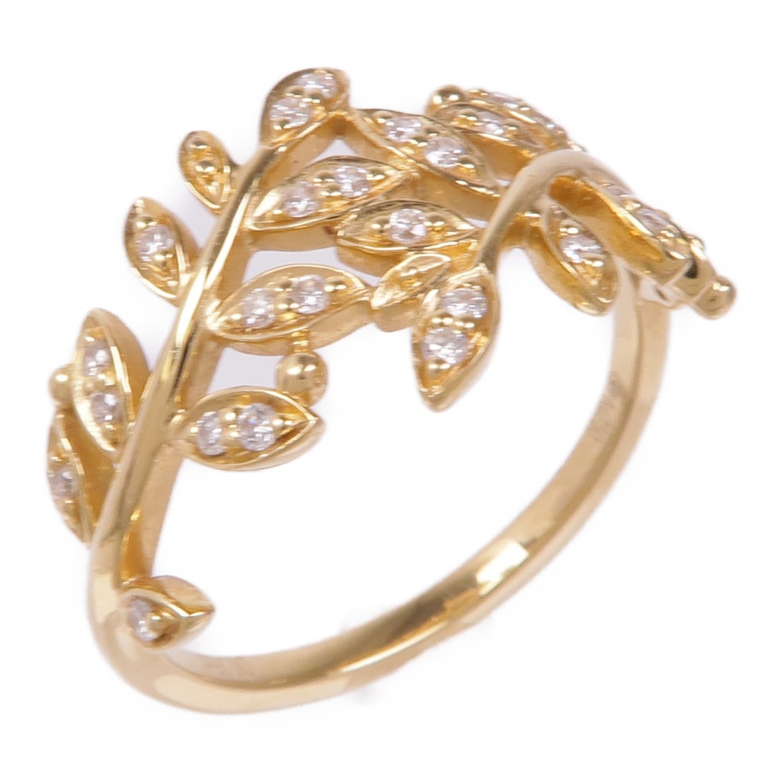 JEWELRY Diamond K18 Yellow Gold Ring Size 6.5 (1 of 10)