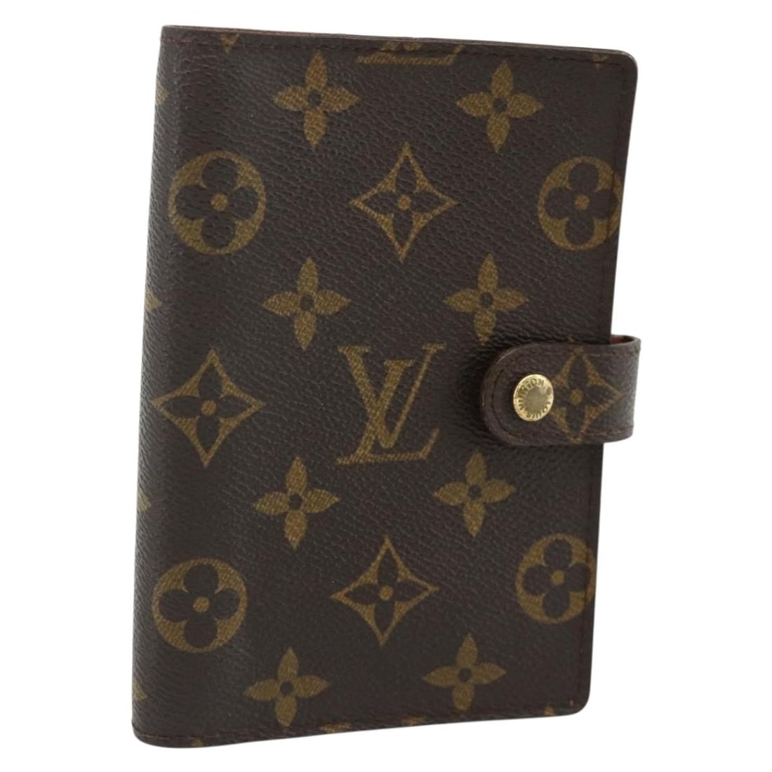 Louis Vuitton R20005 Monogram Canvas Day Planner Cover: Louis Vuitton R20005 Monogram Canvas Day Planner Cover This Louis Vuitton Monogram Agenda PM Day Planner Cover features the iconic Monogram Canvas and is designed for women. Made in Spain, it offers a