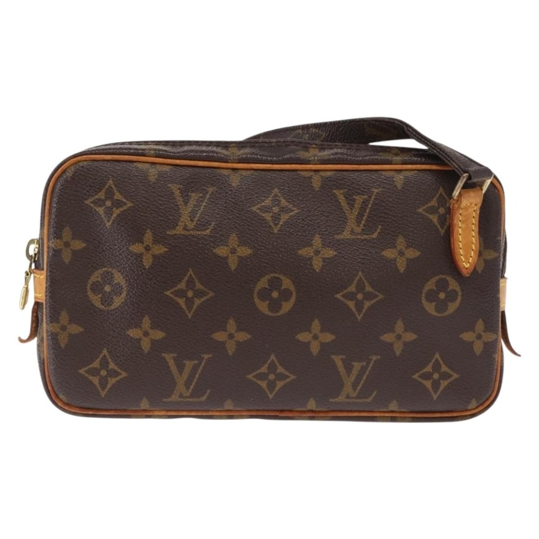 Louis Vuitton Monogram Canvas Pochette Marly Bandouliere Shoulder Bag: Louis Vuitton Monogram Canvas Pochette Marly Bandouliere Shoulder Bag This Louis Vuitton Pochette Marly Bandouliere Bag features the iconic monogram canvas in brown. Designed for women, it is crafted 