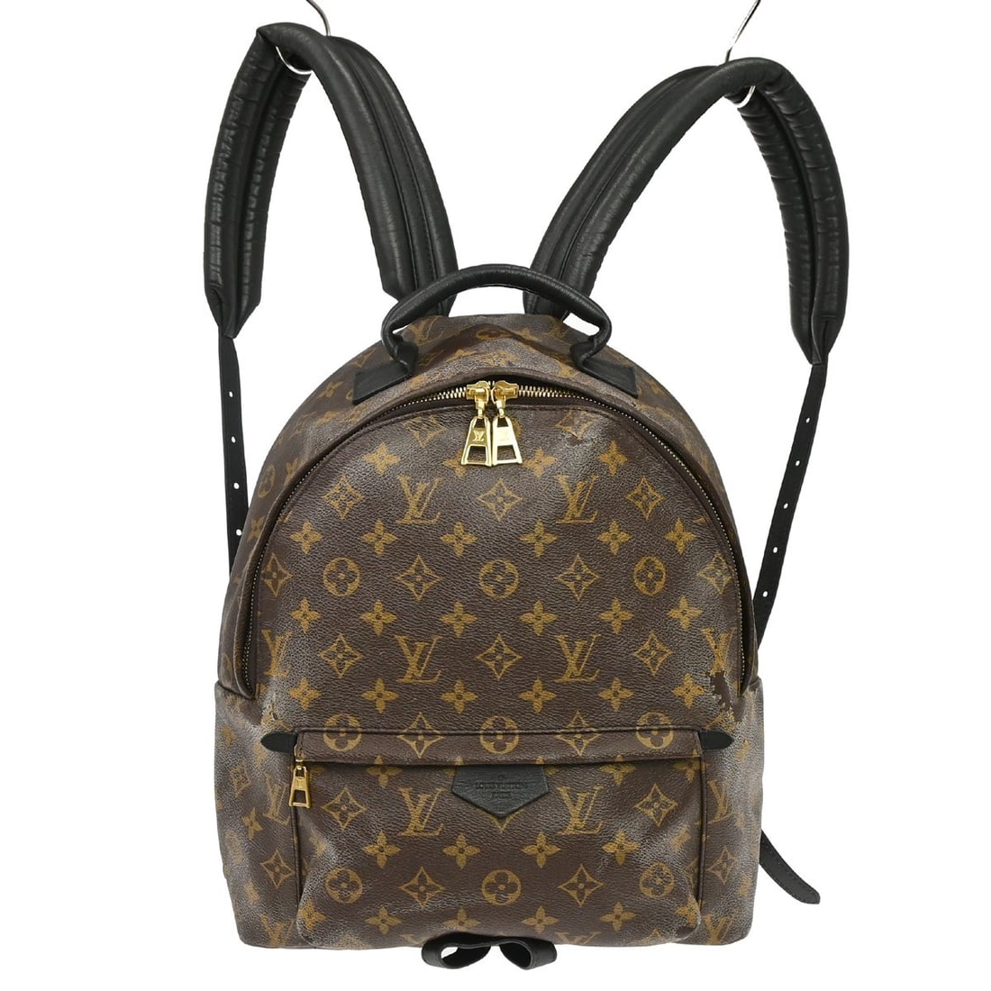 Louis Vuitton Palm Springs MM Monogram Backpack M41561: Louis Vuitton Palm Springs MM Monogram Backpack M41561 This Louis Vuitton Palm Springs Backpack MM features the iconic monogram canvas with leather accents and a gold-tone zip closure. Designed in a l