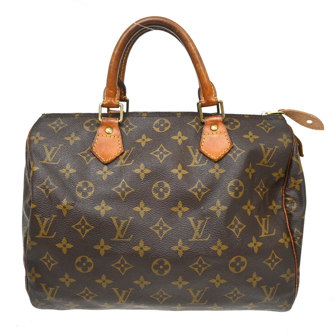 Louis Vuitton Speedy 30 Monogram Canvas Satchel Handbag: Louis Vuitton Speedy 30 Monogram Canvas Satchel Handbag This Louis Vuitton Speedy 30 handbag features the iconic monogram canvas and a classic satchel/top handle design. The bag is crafted with a brow
