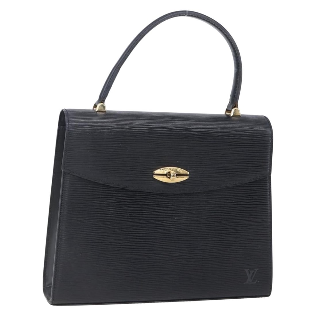 LOUIS VUITTON Epi Malesherbes Black Hand Bag M52372 Auth MI0977: LOUIS VUITTON Epi Malesherbes Black Hand Bag M52372 Auth MI0977 This authentic LOUIS VUITTON Epi Malesherbes Hand Bag is a stylish accessory crafted in France. Made from durable black Epi leather, thi