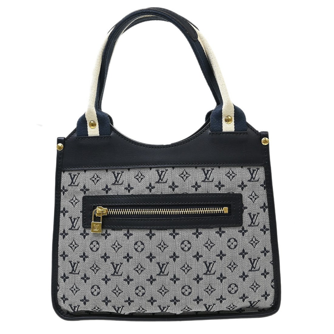 Louis Vuitton Sac Catherine blue monogram tote handbag: Louis Vuitton Sac Catherine blue monogram tote handbag This Louis Vuitton Sac Catherine handbag features the signature blue Monogram Mini canvas with leather accents. Designed with double handles and 