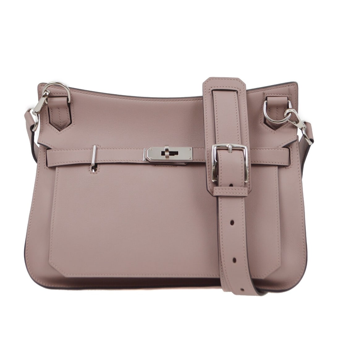 Hermes Jypsiere 28 Glycine Swift Crossbody Shoulder Bag: Hermes Jypsiere 28 Glycine Swift Crossbody Shoulder Bag This Hermes Jypsiere 28 shoulder bag is crafted from Swift leather in the Glycine color. It features a medium size with a crossbody strap, a fla