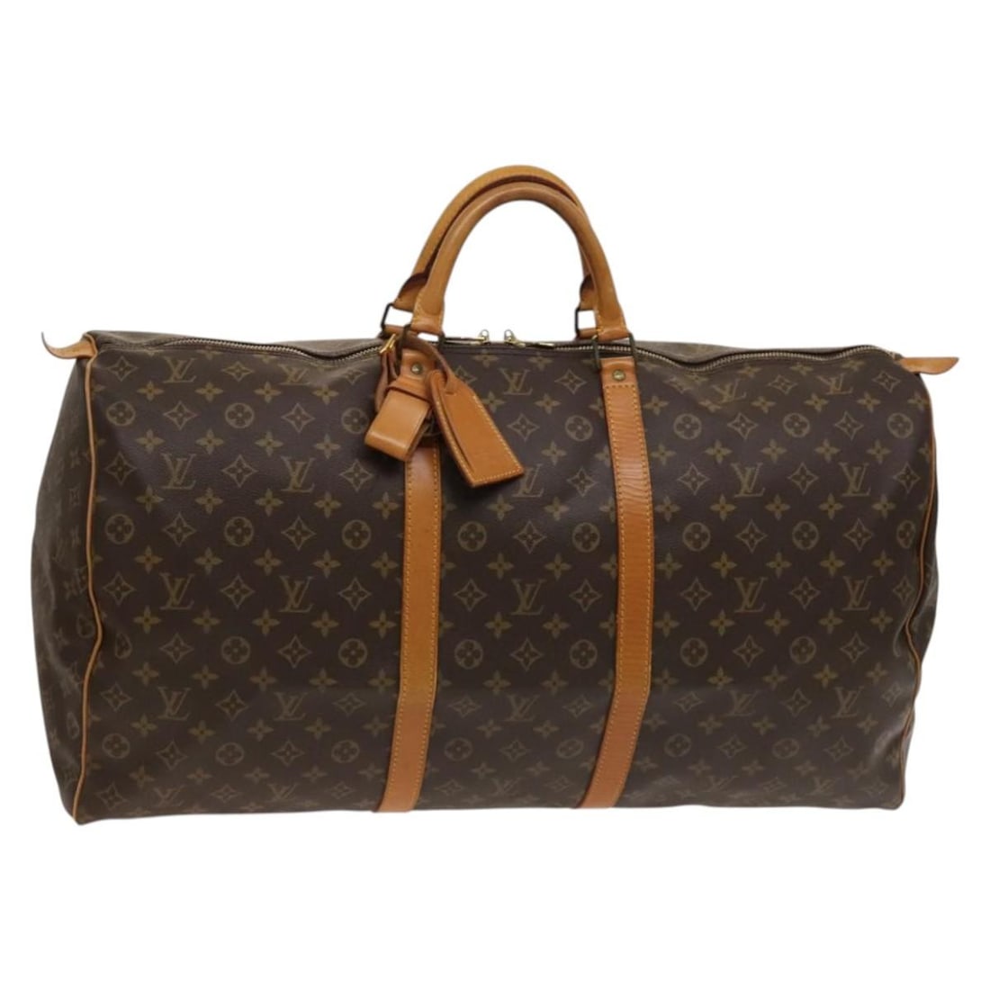 Louis Vuitton Keepall 60 Monogram Canvas Boston Bag M41422: Louis Vuitton Keepall 60 Monogram Canvas Boston Bag M41422 This LOUIS VUITTON Monogram Keepall 60 Boston Bag is crafted from iconic Monogram Canvas and features classic styling with a spacious interio