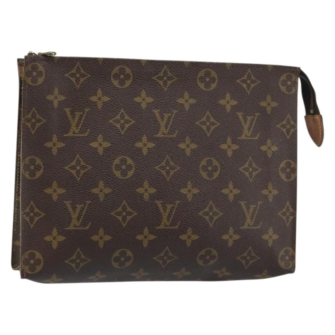 LOUIS VUITTON Monogram Poche Toilette 26 Pouch M47542 Auth: LOUIS VUITTON Monogram Poche Toilette 26 Pouch M47542 Auth This LOUIS VUITTON Monogram Poche Toilette 26 Pouch (M47542) is a stylish accessory crafted in France from durable Monogram Canvas. The pouch