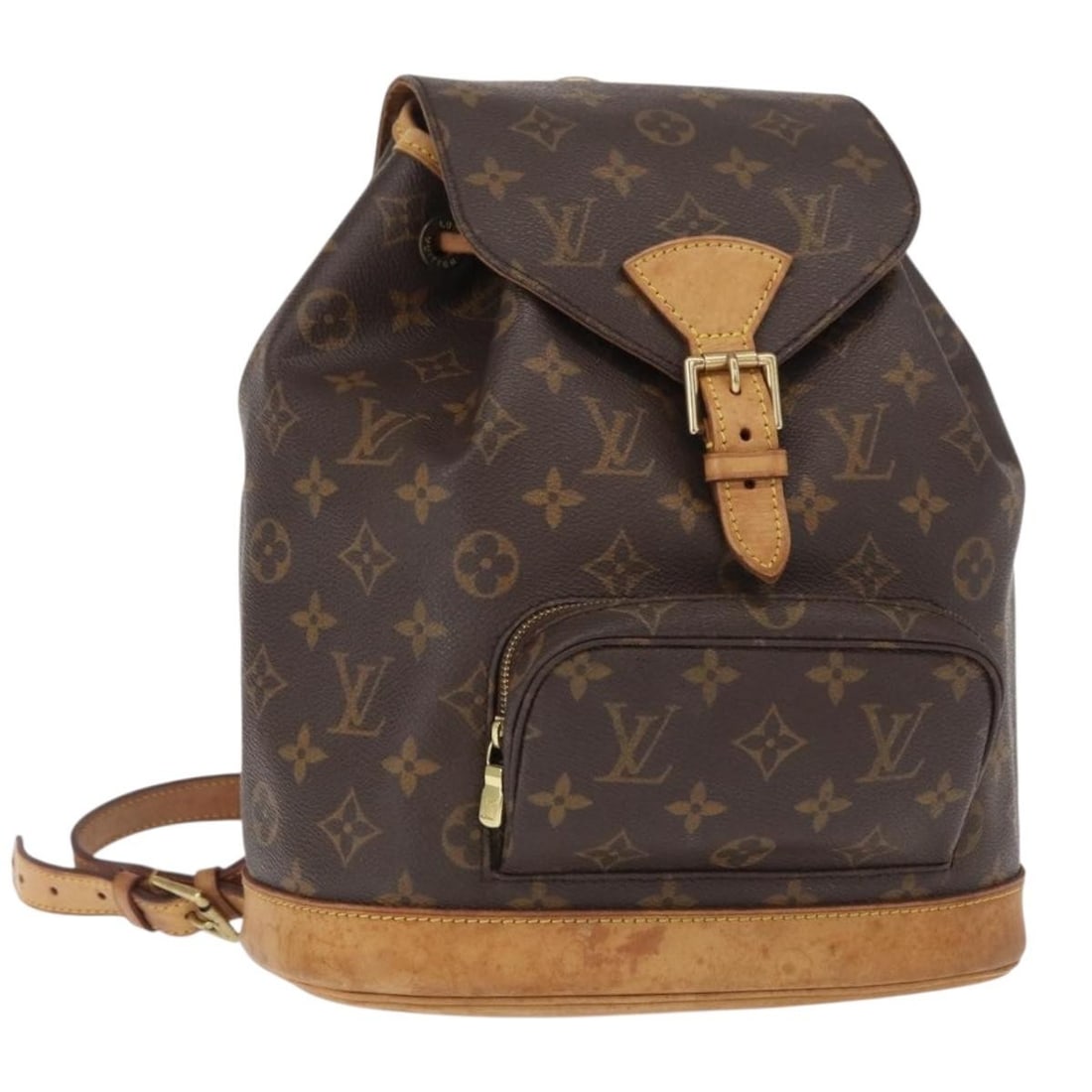 LOUIS VUITTON Monogram Montsouris MM Backpack M51136 Auth France: LOUIS VUITTON Monogram Montsouris MM Backpack M51136 Auth France Introducing the LOUIS VUITTON Monogram Montsouris MM Backpack, a classic and stylish accessory perfect for everyday use. Made in France