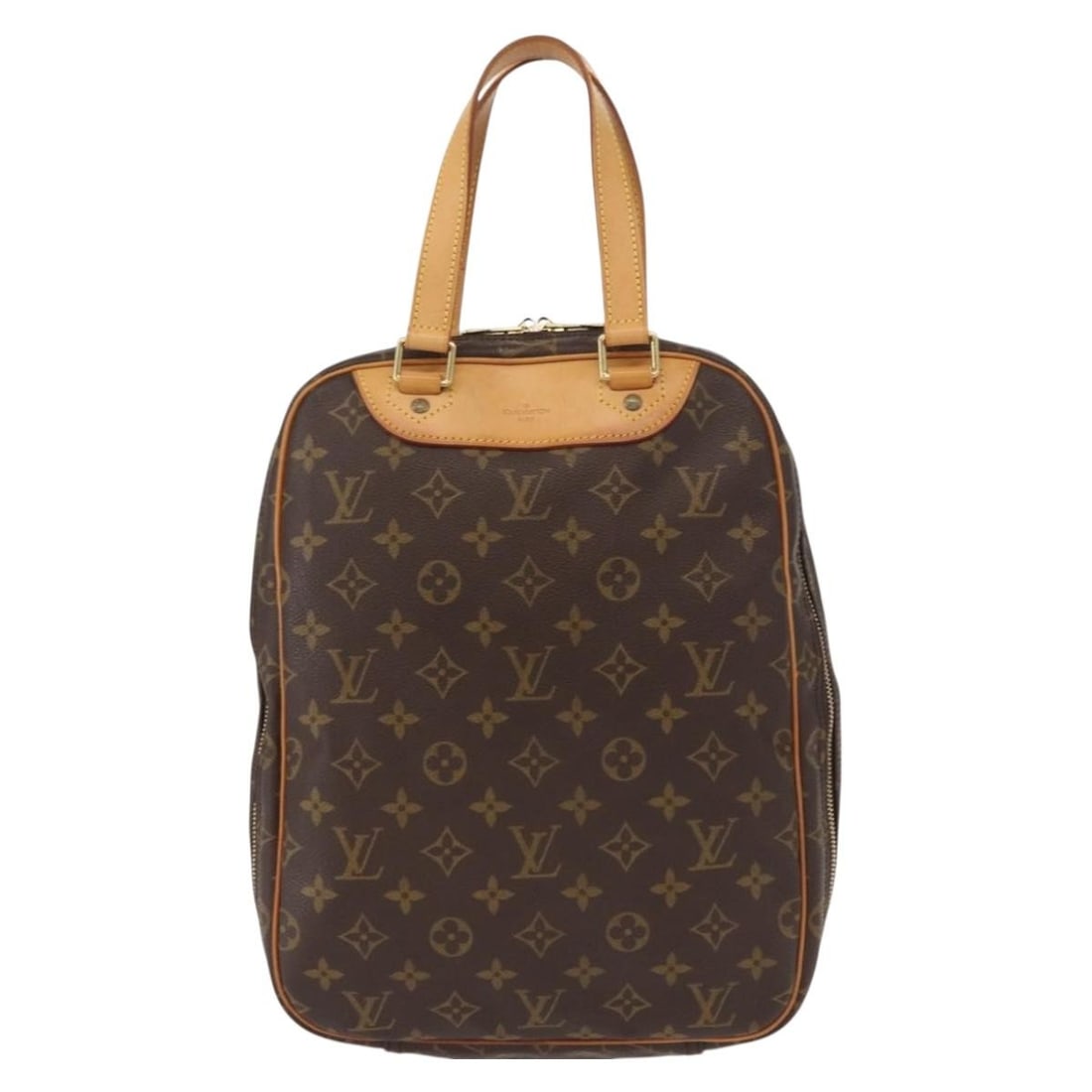 Excursion Monogram Canvas Handbag by Louis Vuitton Unisex Brown: Excursion Monogram Canvas Handbag by Louis Vuitton Unisex Brown The Louis Vuitton Excursion Handbag features the brand's iconic monogram canvas in a brown colorway. Designed for unisex use, this pre-o