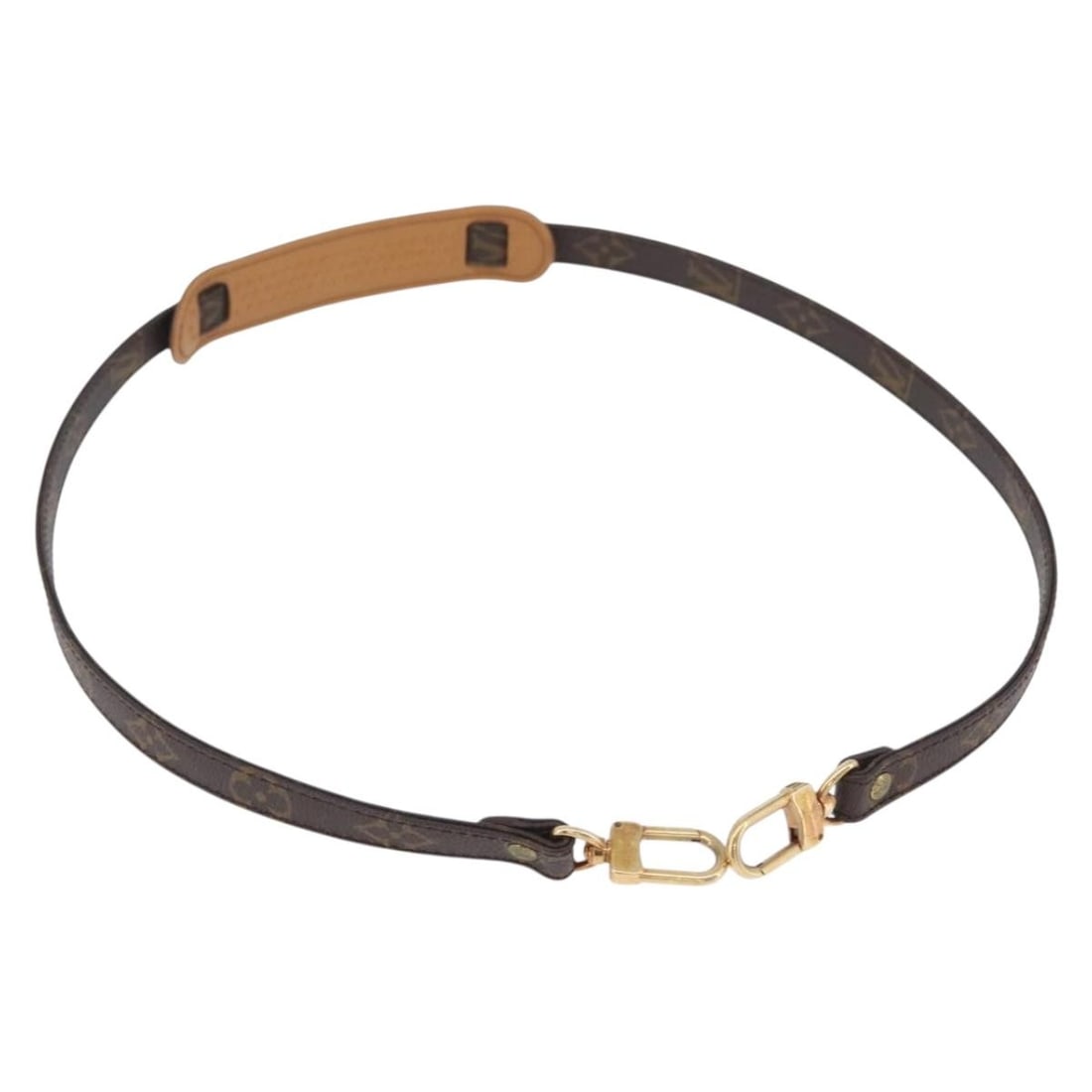Monogram Canvas Shoulder Strap by Louis Vuitton 44.1 Inch: Monogram Canvas Shoulder Strap by Louis Vuitton 44.1 Inch This is an authentic Louis Vuitton shoulder strap crafted from the brand's signature Monogram Canvas. Designed for women, the strap measures a