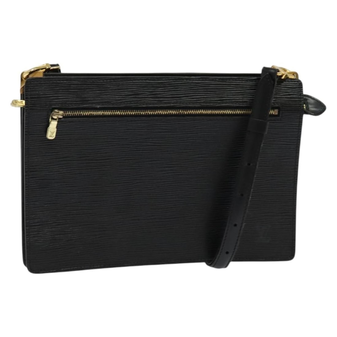 Louis Vuitton Angian Epi Leather Black Shoulder Bag with Strap M52112 (1 of 18)
