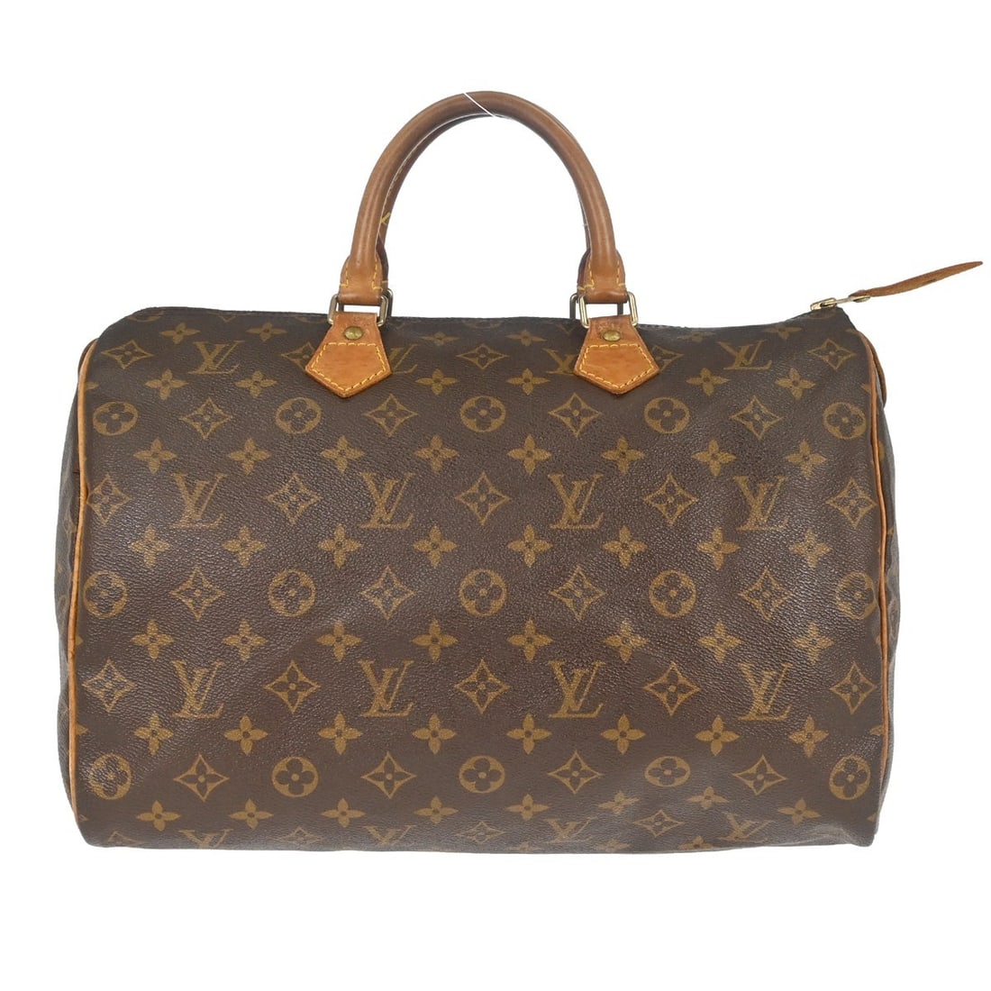 Louis Vuitton Speedy Brown Canvas Handbag 35cm x 23cm x 18cm: Louis Vuitton Speedy Brown Canvas Handbag 35cm x 23cm x 18cm This Louis Vuitton Speedy Handbag features the iconic monogram canvas in brown. Designed for women, it offers a spacious interior and class