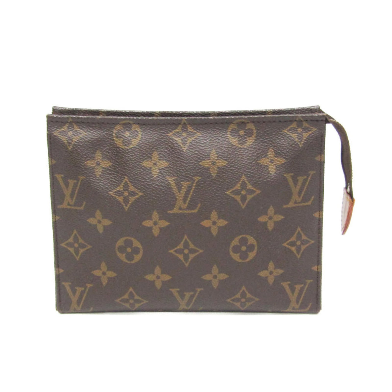 Louis Vuitton Monogram Canvas Toiletry Pouch: Louis Vuitton Monogram Canvas Toiletry Pouch This Louis Vuitton Toiletry Pouch features the iconic Monogram canvas in brown. Designed for unisex use, it offers a compact and practical solution for car