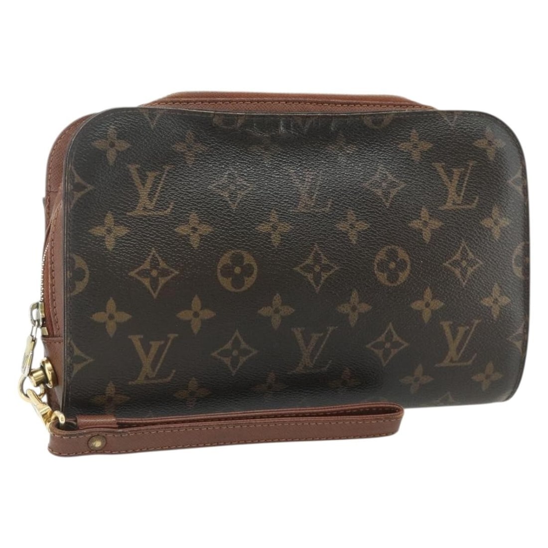 Louis Vuitton Orsay Monogram Canvas Clutch M51790 France: Louis Vuitton Orsay Monogram Canvas Clutch M51790 France This Louis Vuitton Monogram Orsay clutch bag is crafted from signature monogram canvas and features a classic rectangular silhouette. Designed 