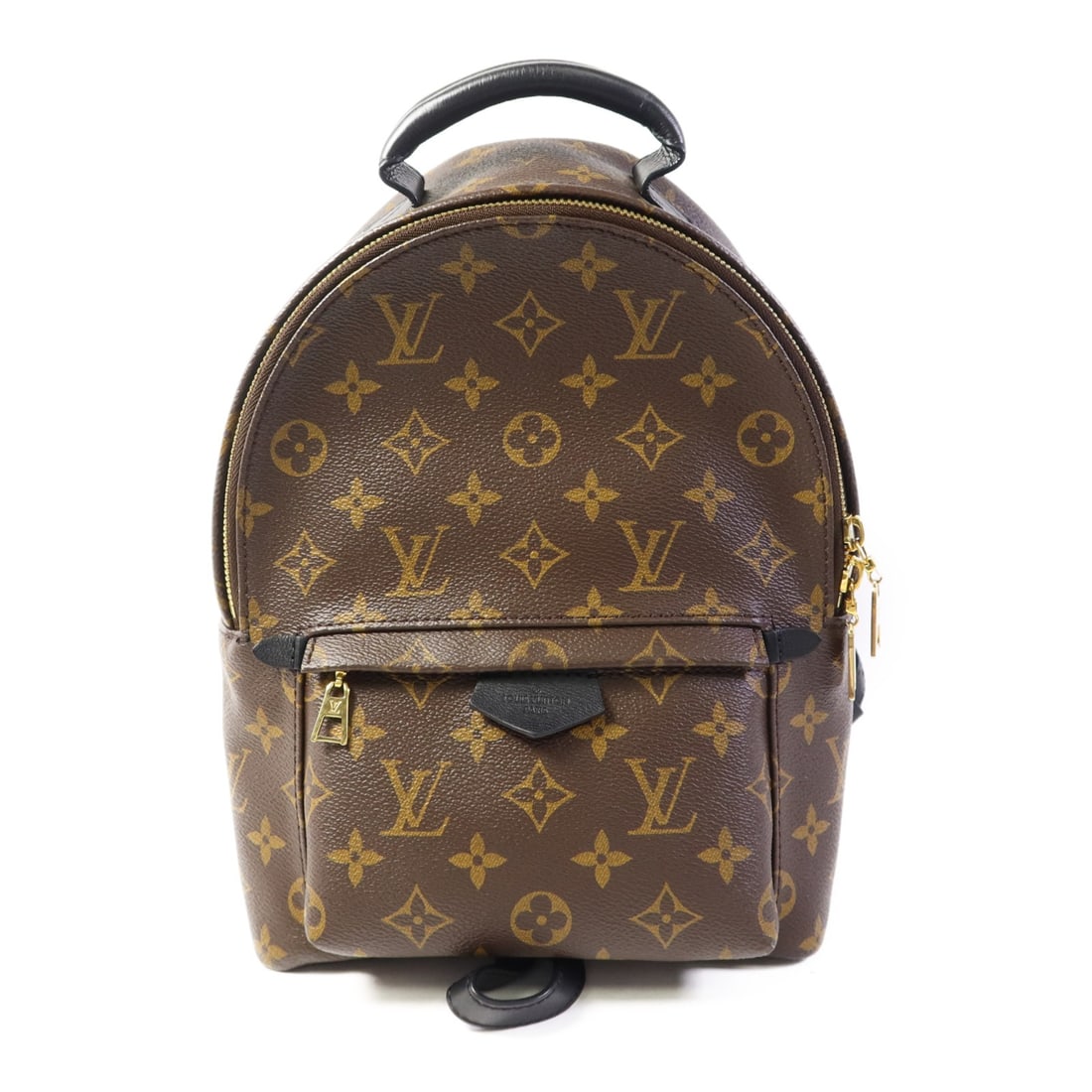 Louis Vuitton Palm Springs PM brown rucksack backpack GHW: Louis Vuitton Palm Springs PM brown rucksack backpack GHW This Louis Vuitton Palm Springs Backpack PM features the iconic Monogram canvas in brown with gold-tone hardware. Designed as a rucksack backp