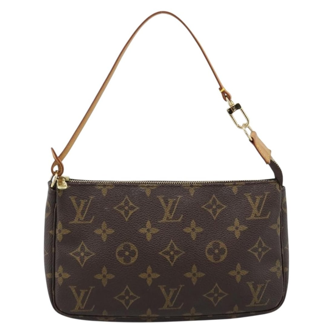 Louis Vuitton Pochette Accessoires NM Monogram Canvas Bag: Louis Vuitton Pochette Accessoires NM Monogram Canvas Bag This Louis Vuitton Pochette Accessoires NM is crafted from signature brown Monogram canvas and designed for women. The bag features a compact 