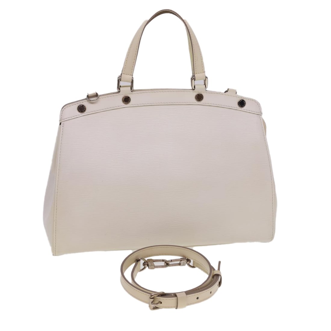 Louis Vuitton Epi Blair MM White Yvoire 2way Handbag M40330: Louis Vuitton Epi Blair MM White Yvoire 2way Handbag M40330 This Louis Vuitton Blair MM handbag features the brand's signature Epi leather in a white/yvoire color. Designed for versatility, it can be 