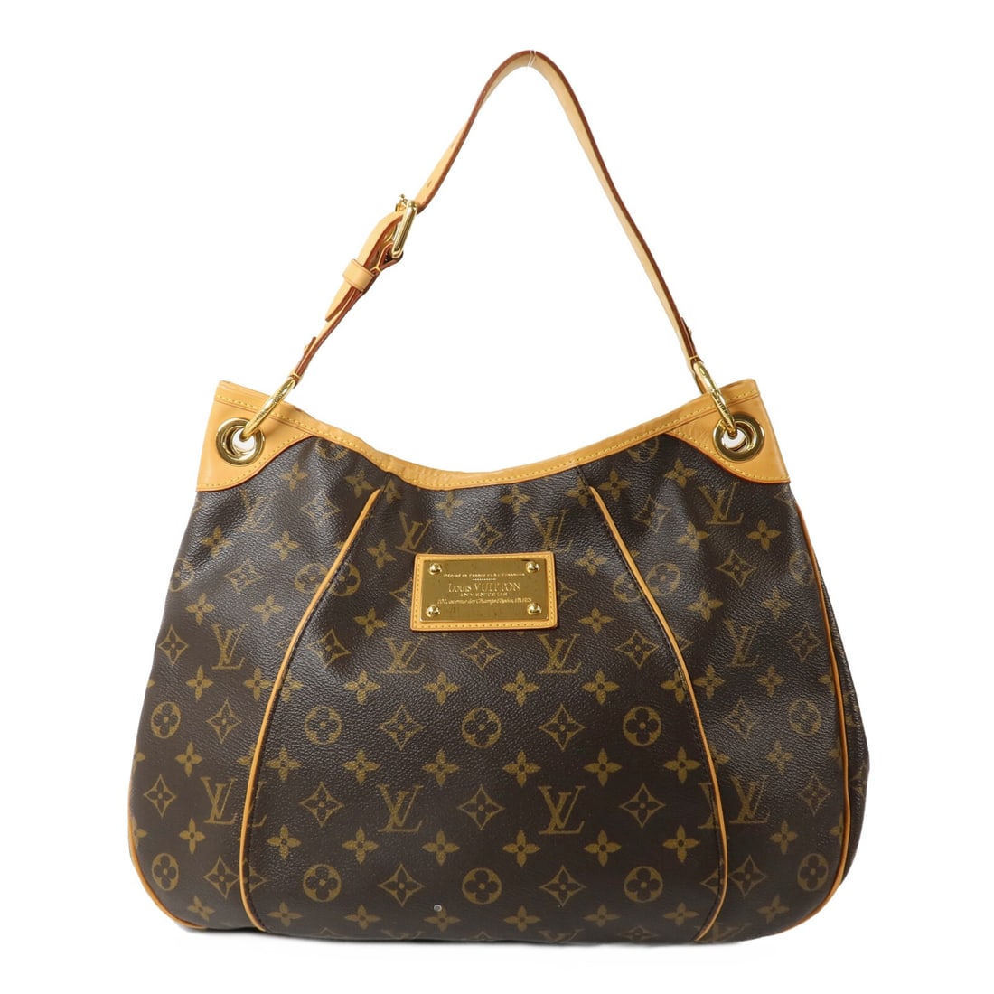 Louis Vuitton Galliera PM Monogram Brown Shoulder Bag GHW: Louis Vuitton Galliera PM Monogram Brown Shoulder Bag GHW This Louis Vuitton Galliera PM shoulder bag features the iconic monogram pattern in brown PVC coated canvas. Designed for women, it offers a c