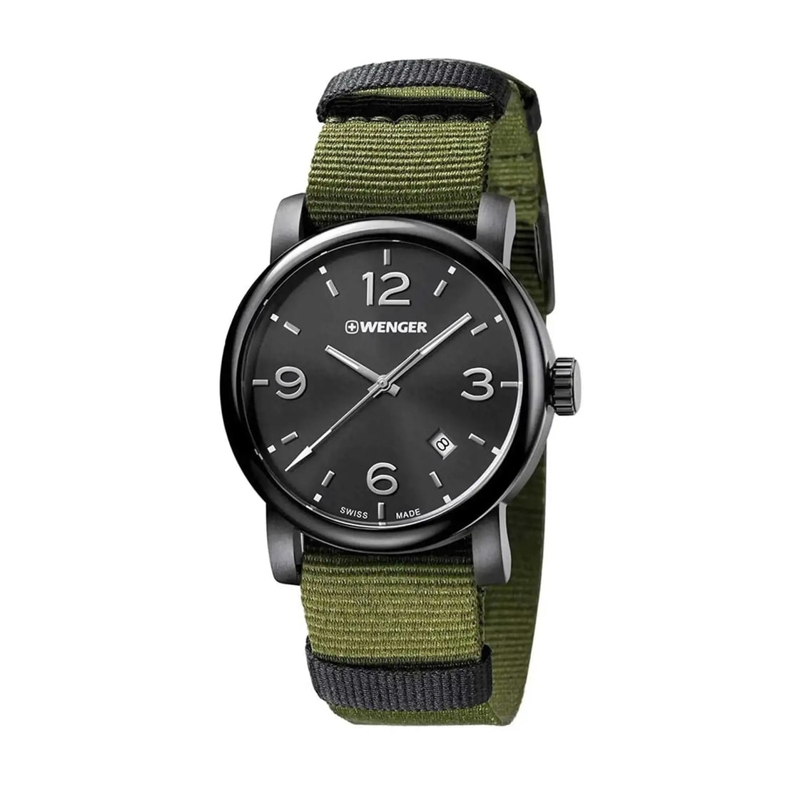 Wenger Urban Metropolitan 41mm Quartz Black Dial Men's Watch with Extra Band: Wenger Urban Metropolitan 41mm Quartz Black Dial Men's Watch with Extra Band Introducing the Wenger Urban Metropolitan 41mm Steel Black Dial Quartz Men's Watch, a perfect blend of style and functional