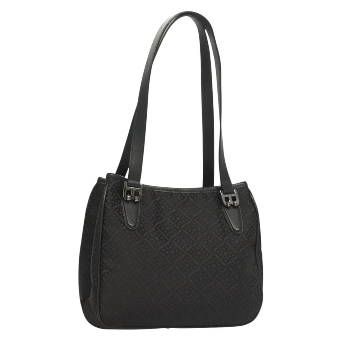 Bally Nylon Shoulder Bag Vintage Model Black 25cm by 24cm x 7cm (1 of 18)