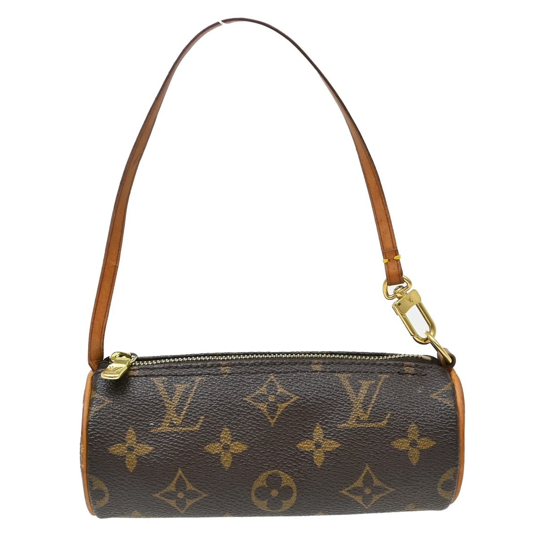 Louis Vuitton Papillon micro monogram canvas handbag with attached pouch: Louis Vuitton Papillon micro monogram canvas handbag with attached pouch This Louis Vuitton Papillon pouch bag features the iconic monogram canvas and a compact micro size, making it an ideal accessor