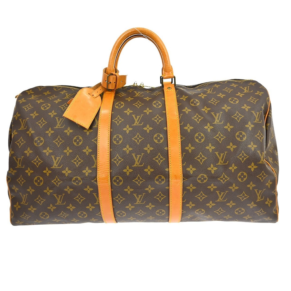 Louis Vuitton Keepall 55 Monogram Canvas Travel Bag: Louis Vuitton Keepall 55 Monogram Canvas Travel Bag This Louis Vuitton Keepall Bag features the iconic Monogram Canvas in brown. Designed as a unisex travel bag, it offers spacious storage and classic