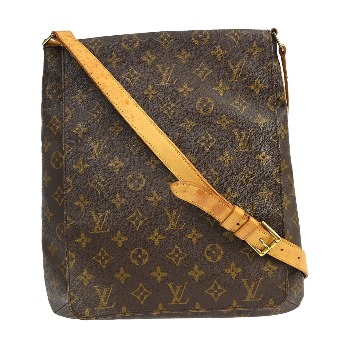 Louis Vuitton Musette Salsa Monogram Canvas Shoulder Bag: Louis Vuitton Musette Salsa Monogram Canvas Shoulder Bag The Louis Vuitton Musette Salsa Handbag features the brand's signature monogram canvas in brown, designed for unisex use. This model offers a s