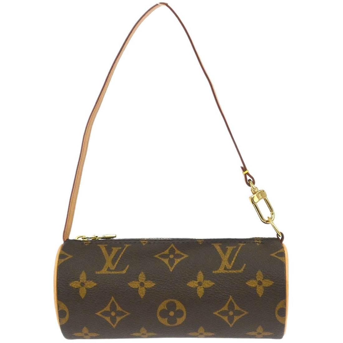 Louis Vuitton Papillon Micro Monogram Canvas Handbag with Attached Pouch: Louis Vuitton Papillon Micro Monogram Canvas Handbag with Attached Pouch This Louis Vuitton Monogram Papillon Micro handbag features the signature monogram canvas and includes an attached pouch. The b