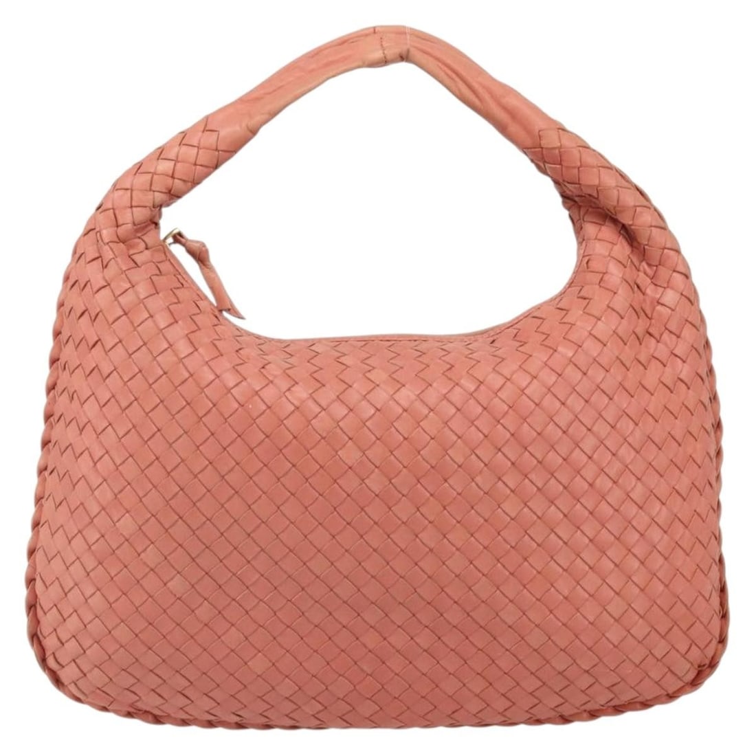 Pink Intrecciato Leather Veneta Hobo Bag by Bottega Veneta (1 of 18)