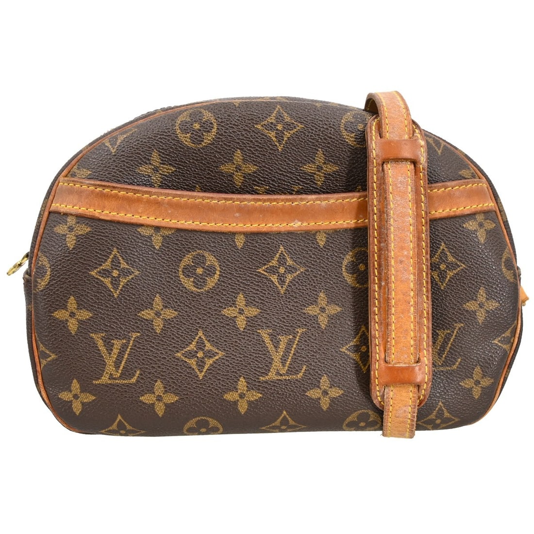 Louis Vuitton Blois Monogram Canvas Crossbody Bag M51221: Louis Vuitton Blois Monogram Canvas Crossbody Bag M51221 This Louis Vuitton Monogram Blois crossbody bag features the iconic monogram canvas leather exterior with a brown adjustable crossbody strap an