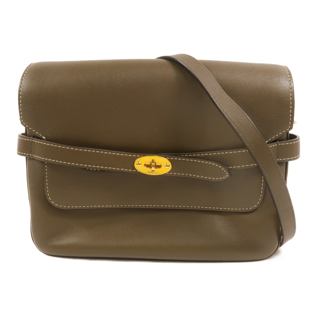 Mulberry Bayswater Green Calfskin Shoulder Bag GHW: Mulberry Bayswater Green Calfskin Shoulder Bag GHW This Mulberry Bayswater shoulder bag is crafted from green calfskin leather and features gold-tone hardware. Designed for women, it offers a stylish 