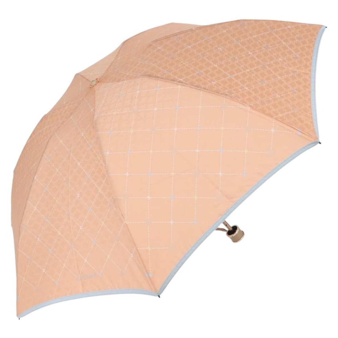 Celine Orange Macadam Nylon Folding Umbrella for Women: Celine Orange Macadam Nylon Folding Umbrella for Women This CELINE folding umbrella features a stylish orange Macadam canvas and nylon exterior. Designed for women, it offers a compact and practical a