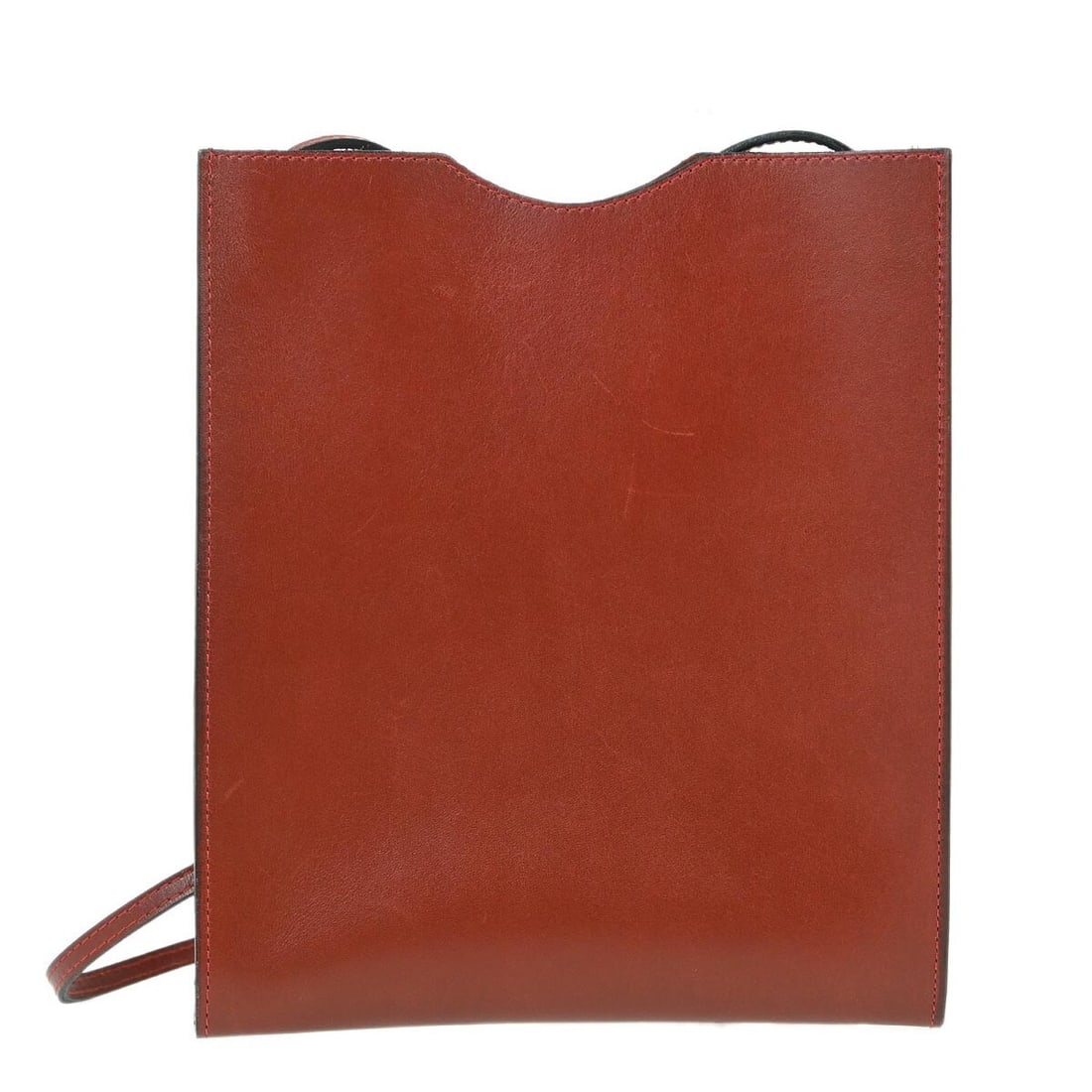 Hermes Onimaitou Bordeaux Box Calf Crossbody Pochette: Hermes Onimaitou Bordeaux Box Calf Crossbody Pochette This Hermes Onimaitou shoulder bag features a compact design crafted from Bordeaux box calf leather, complemented by a suede lining. The bag has a