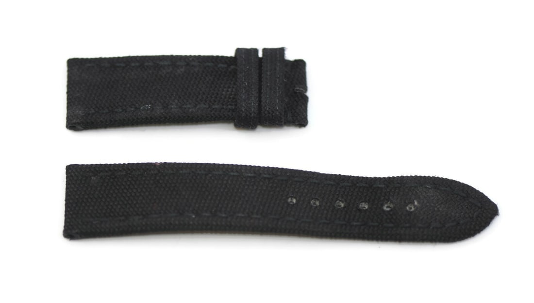 Genuine Breitling Black Leather Watch Strap 22mm 100% Authentic (1 of 2)