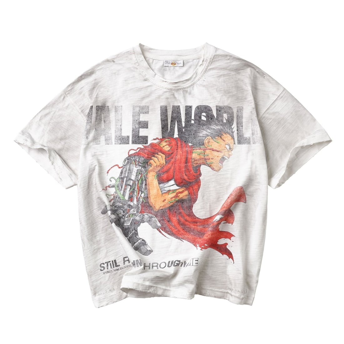 White Vale World T Shirt Extra Large: White Vale World T Shirt Extra Large The Vale World Tee in white features a classic design and is available in an extra large size. This versatile t-shirt offers comfort and a clean look, making it su