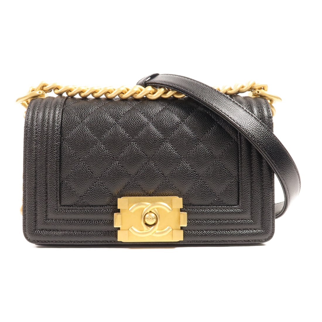 CHANEL Boy 20 Black Calfskin CC Shoulder Bag GHW: CHANEL Boy 20 Black Calfskin CC Shoulder Bag GHW This Chanel Boy 20 shoulder bag is crafted from black calfskin leather and features the signature CC detail. The bag is designed for women and offers a