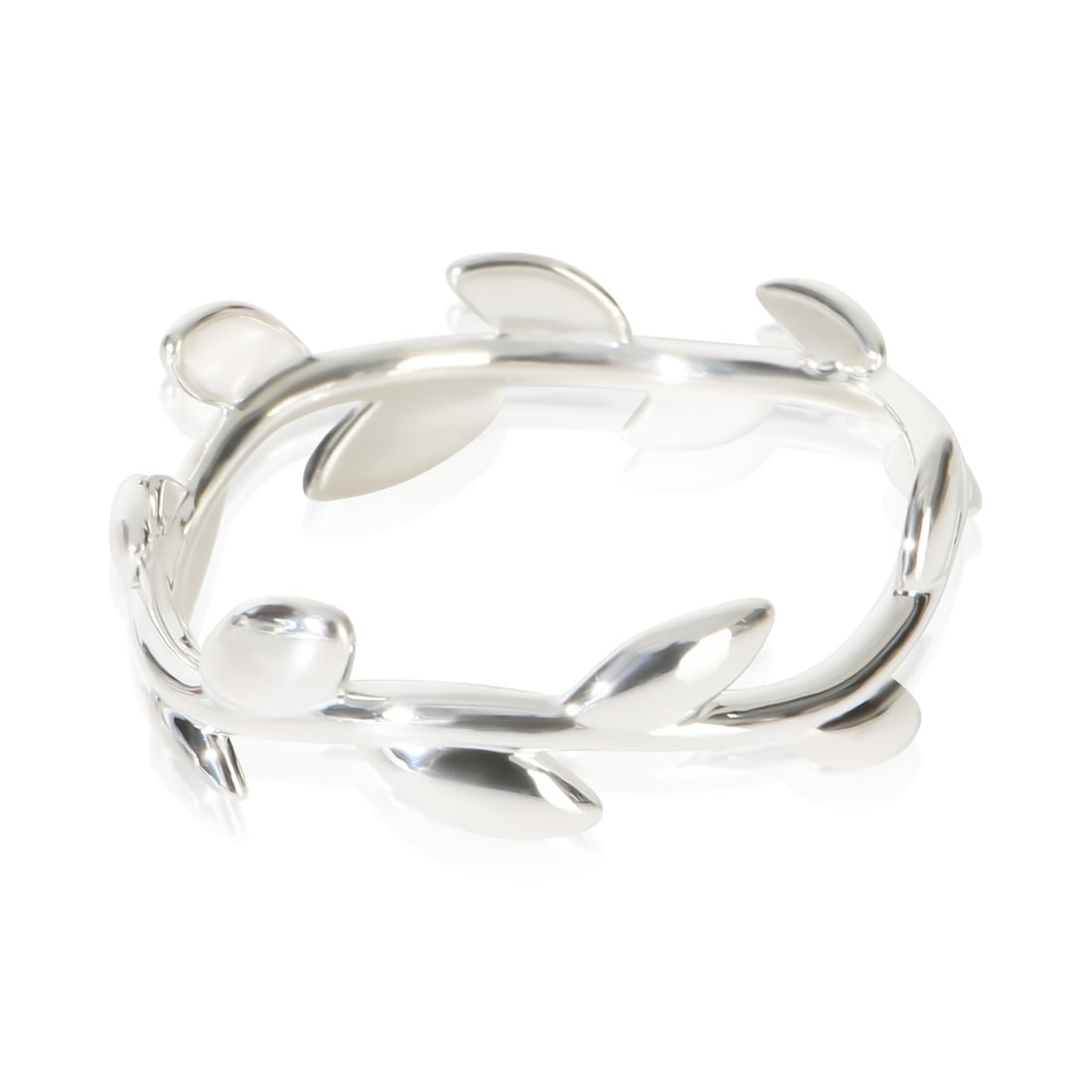 Tiffany & Co Paloma Picasso Olive Leaf Sterling Silver Ring Size 6: Tiffany & Co Paloma Picasso Olive Leaf Sterling Silver Ring Size 6 This Tiffany & Co. Paloma Picasso Olive Leaf ring is crafted from 925 sterling silver and features a delicate, nature-inspired design