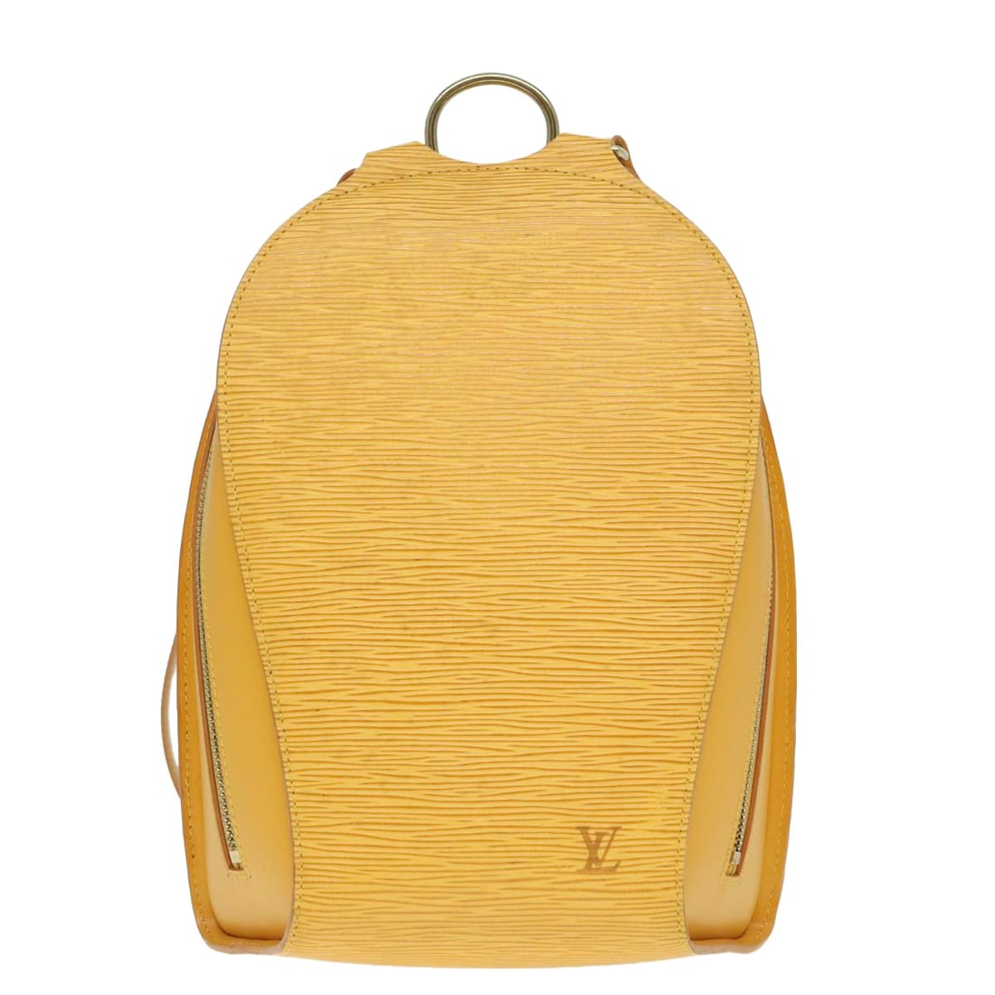 Louis Vuitton Mabillon Yellow Epi Leather Women's Backpack France: Louis Vuitton Mabillon Yellow Epi Leather Women's Backpack France The Louis Vuitton Mabillon Backpack is crafted from yellow Epi leather and designed for women. This backpack features a structured sil