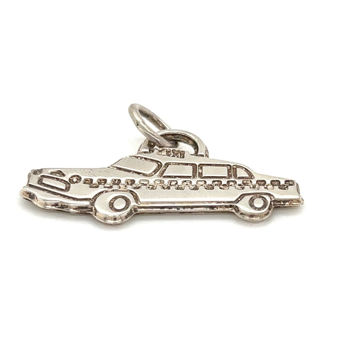 Sterling silver Tiffany & Co. taxi charm pendant (1 of 3)