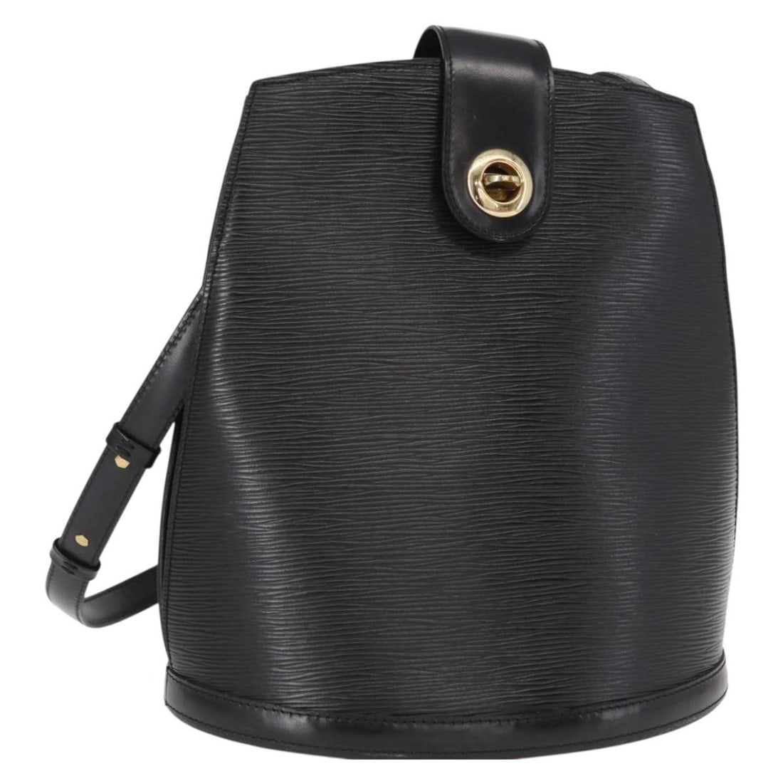 Louis Vuitton Epi Leather Cluny Black Shoulder Bag France: Louis Vuitton Epi Leather Cluny Black Shoulder Bag France This pre-owned Louis Vuitton Cluny shoulder bag is crafted from black Epi leather and designed for women. It shows signs of use including rubb