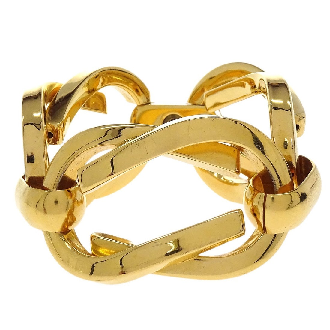 Gucci Chain Bracelet Gold Plated Italian Jewelry: Gucci Chain Bracelet Gold Plated Italian Jewelry This Gucci chain bracelet features a gold-plated finish and classic chain style. Made in Italy, it displays reasonable wear and tear, reflecting its pr