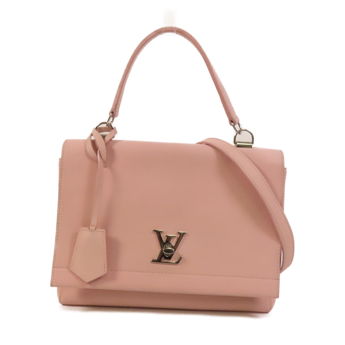 LOUIS VUITTON Lockme Cartable 2way Shoulder Bag M50505 Pink Calfskin Leather: LOUIS VUITTON Lockme Cartable 2way Shoulder Bag M50505 Pink Calfskin Leather Elevate your style with the LOUIS VUITTON Lockme Cartable 2way Shoulder Bag. Crafted from luxurious calfskin leather in a s