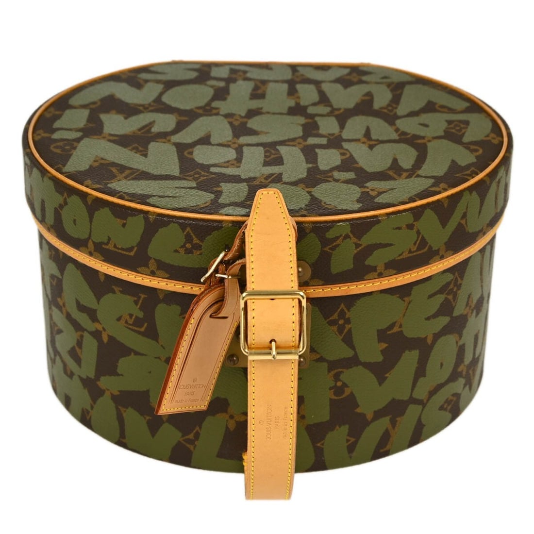 Louis Vuitton Khaki Graffiti Monogram Boite Chapeau 30 Hat Box (1 of 10)