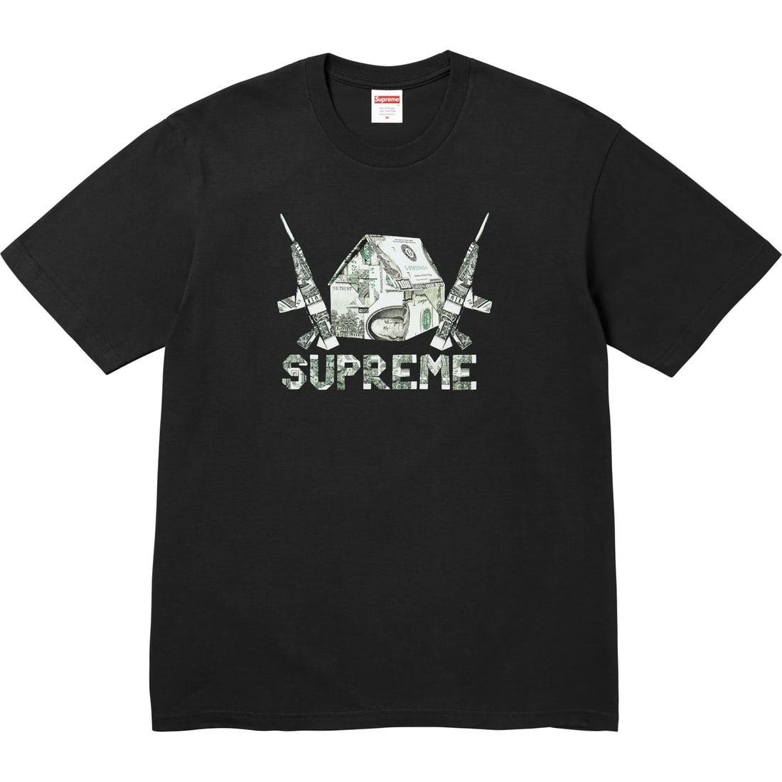 Supreme black Origami graphic t-shirt Large (1 of 1)