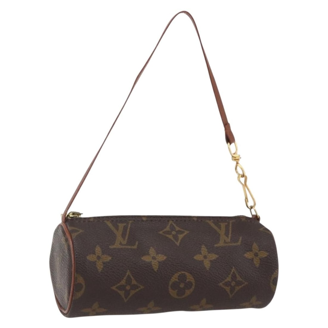 Louis Vuitton Monogram Canvas Papillon Small Pouch Made in France: Louis Vuitton Monogram Canvas Papillon Small Pouch Made in France This Louis Vuitton Monogram Papillon Pouch features the iconic monogram canvas exterior with a compact design. It has slight signs of 
