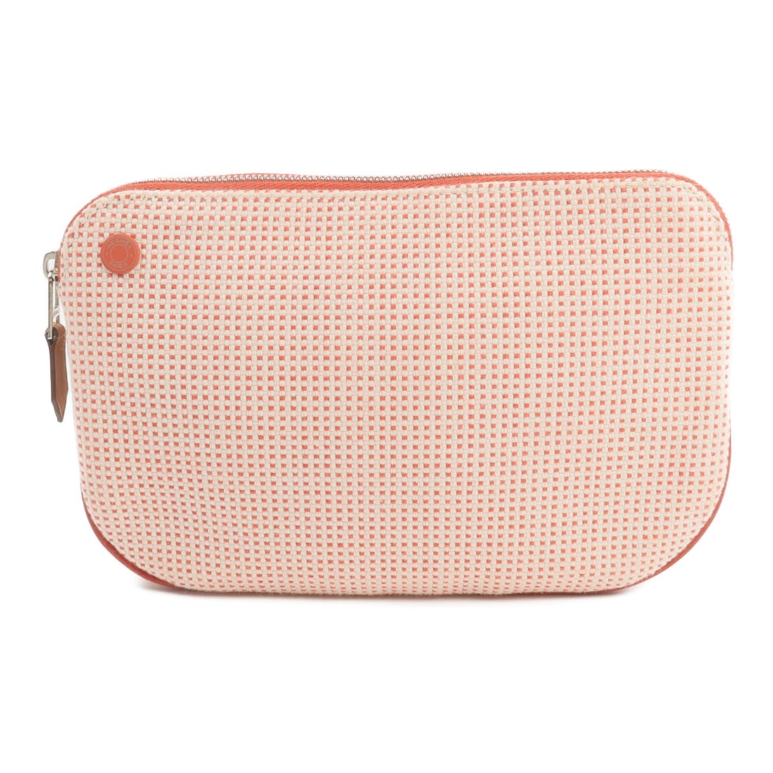 Hermes Echappee red canvas case H103607M PHW: Hermes Echappee red canvas case H103607M PHW This Hermes Echappee Case is crafted from red canvas and features palladium hardware accents. Designed for women, it offers a compact and stylish accessory