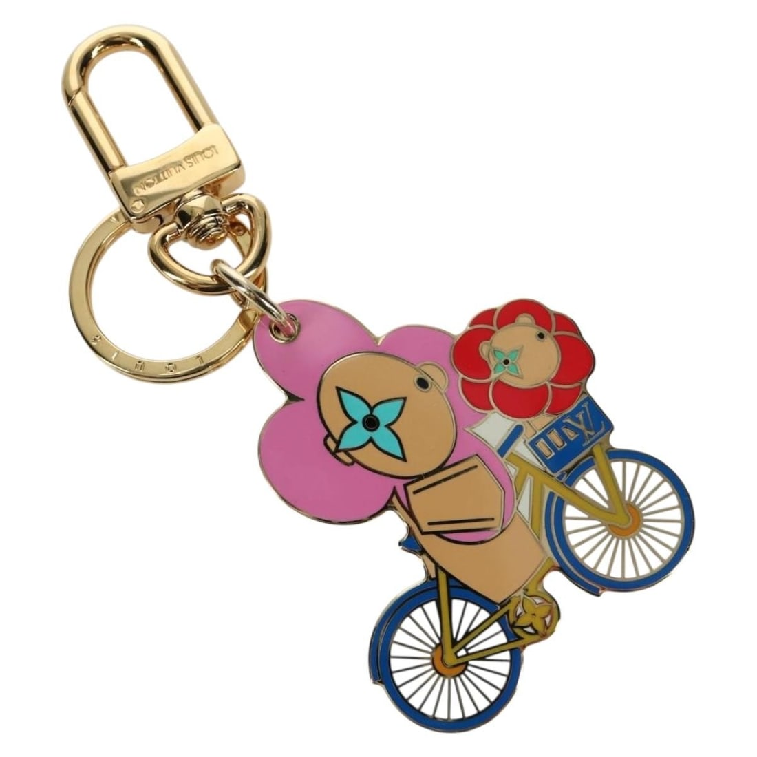 Porte Cres Vivienne Vero Gold Tone Metal Charm by Louis Vuitton M00871: Porte Cres Vivienne Vero Gold Tone Metal Charm by Louis Vuitton M00871 This is a Louis Vuitton Vivienne Vero charm in gold tone metal. Designed for women, the piece features a classic charm style and 